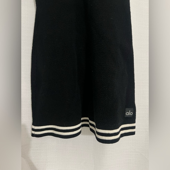 ALO YOGA Tennis Club Sweater Knit Dress Size M  🖤 - Picture 7 of 10